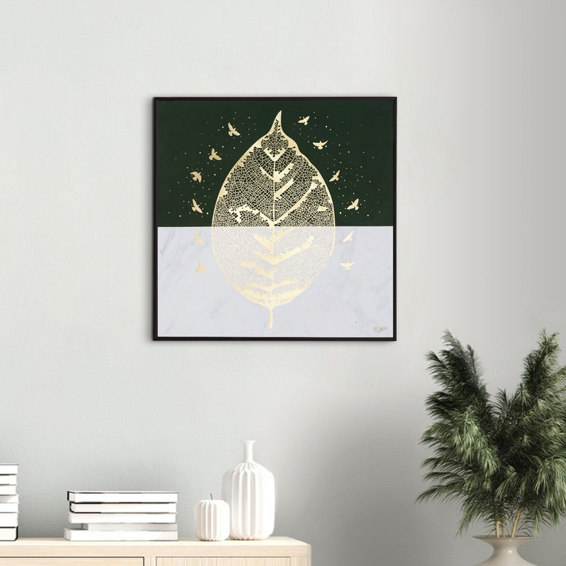 Golden Embossed Wall Painting - Image 4