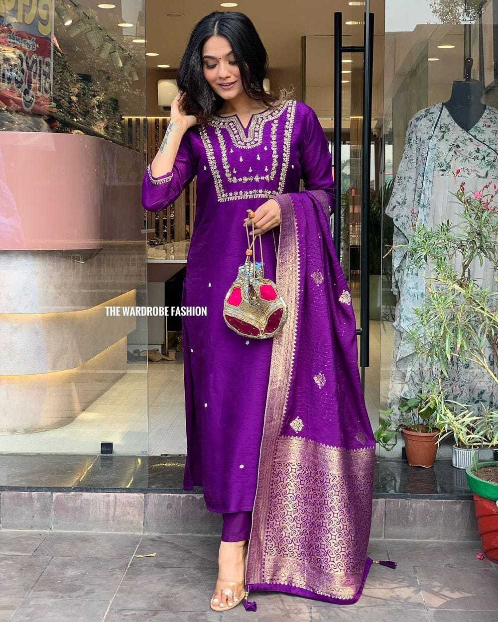 Comfort Meets Elegance ? Printex & Embroidered Cotton Dress (XL) - Image 8